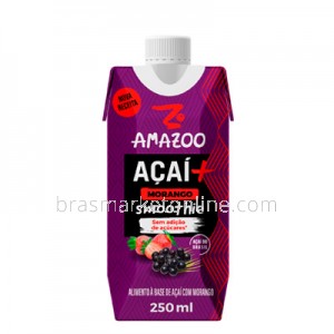 Smoothie Açaí + Morango 250ml Amazoo