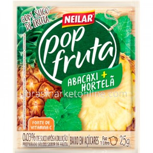 Suco em Pó de Abacaxi+Hortelã 25g Neilar