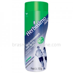 Talco Desodorante p/ Pés Canforado 100g Tenis Sec
