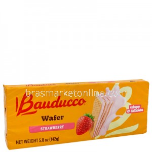 Wafer Strawberry 142g Bauducco
