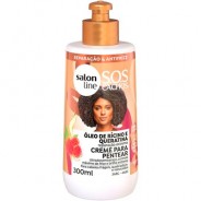 Creme p/ Pentear SOS Cachos Ricino e Queratina 300ml Salon Line