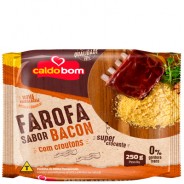 Farofa Crocante Sabor Bacon 250g Caldo Bom