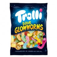Goma Sour Glowworms 100g Trolli