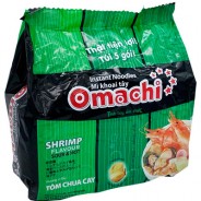 Instant Noodles Shirimp Sour & Hot Tom Chua Cay 80g x 5 Omachi