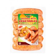 Linguiça c/ Legumes 450g Da Fazenda 