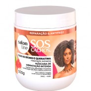 Máscara de Trat. SOS Cachos Ricino e Queratina 500g Salon Line