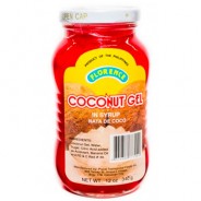 Nata de Coco (Red) in Syrup 340g Florence