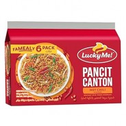 Pancit Canton Hot Chili 6 x 60g Lucky Me!