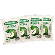 Polpa de Graviola Integral 4 x 100g Polpanorte