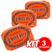 (Kit 3 Unidades) Sabonete Phebo Naturelle 90g
