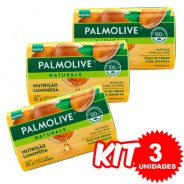(Kit 3 Unidades) Sabonete Nutriçao Luminosa 85g x 3 - Palmolive