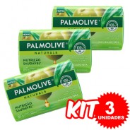 (Kit 3 Unidades) Sabonete Nutrição Saudável 85g x 3 - Palmolive