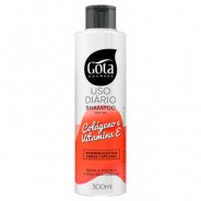 Shampoo Colageno 300ml Gota Dourada