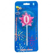 Vela Estrela Nº0 Rosa Festhamires