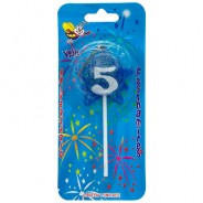 Vela Estrela Nº5 Azul Festhamires 