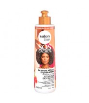 Ativador de Cachos Ricino e Queratina 300ml Salon Line