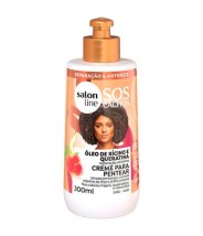 Creme p/ Pentear SOS Cachos Ricino e Queratina 300ml Salon Line