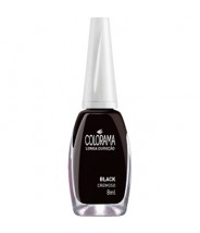 Esmalte Cremoso Black 8ml Colorama