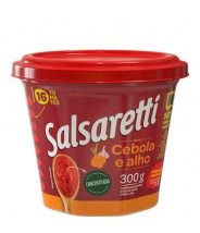 Extrato de Tomate Pote Cebola e Alho 300g Salsaretti