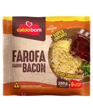 Farofa Crocante Sabor Bacon 250g Caldo Bom