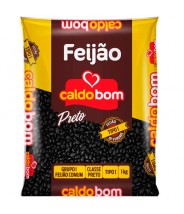 Feijão Preto 1kg Caldo Bom