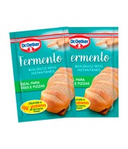 Fermento em Pó p/ Pão 10gx2 Dr. Oetker