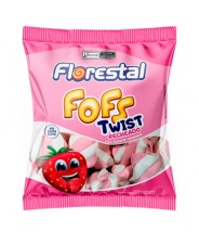 Fofs Twist Recheado Yogurt Morango 220g Florestal