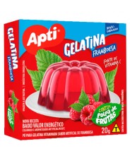 Gelatina Framboesa 20g Apti 