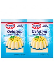 Dr. Oetker Gelatina em pó incolor e sem sabor - 24g