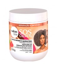 Máscara de Trat. SOS Cachos Ricino e Queratina 500g Salon Line