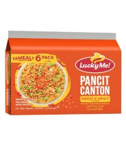 Pancit Canton Sweet & Spicy 6 x 60g Lucky Me!