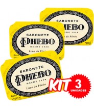 (Kit 3 Unidades) Sabonete Lima da Pércia 90g x 3 - Phebo  