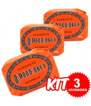 (Kit 3 Unidades) Sabonete Phebo Naturelle 90g
