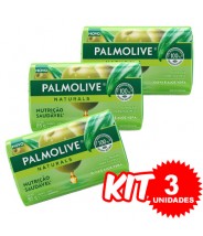 (Kit 3 Unidades) Sabonete Nutrição Saudável 85g x 3 - Palmolive