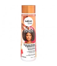 Shampoo SOS Cachos Ricino e Queratina 300ml Salon Line