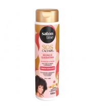 SOS Cachos Ricino e Queratina Condicionador 300ml Salon Line