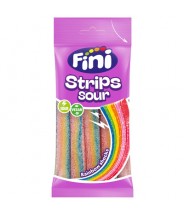 Strips Sour Rainbow 90g Fini 