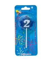 Vela Estrela Nº2 Azul Festhamires 