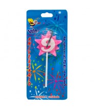 Vela Estrela Nº9 Rosa Festhamires 