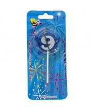 Vela Estrela Nº9 Azul Festhamires 